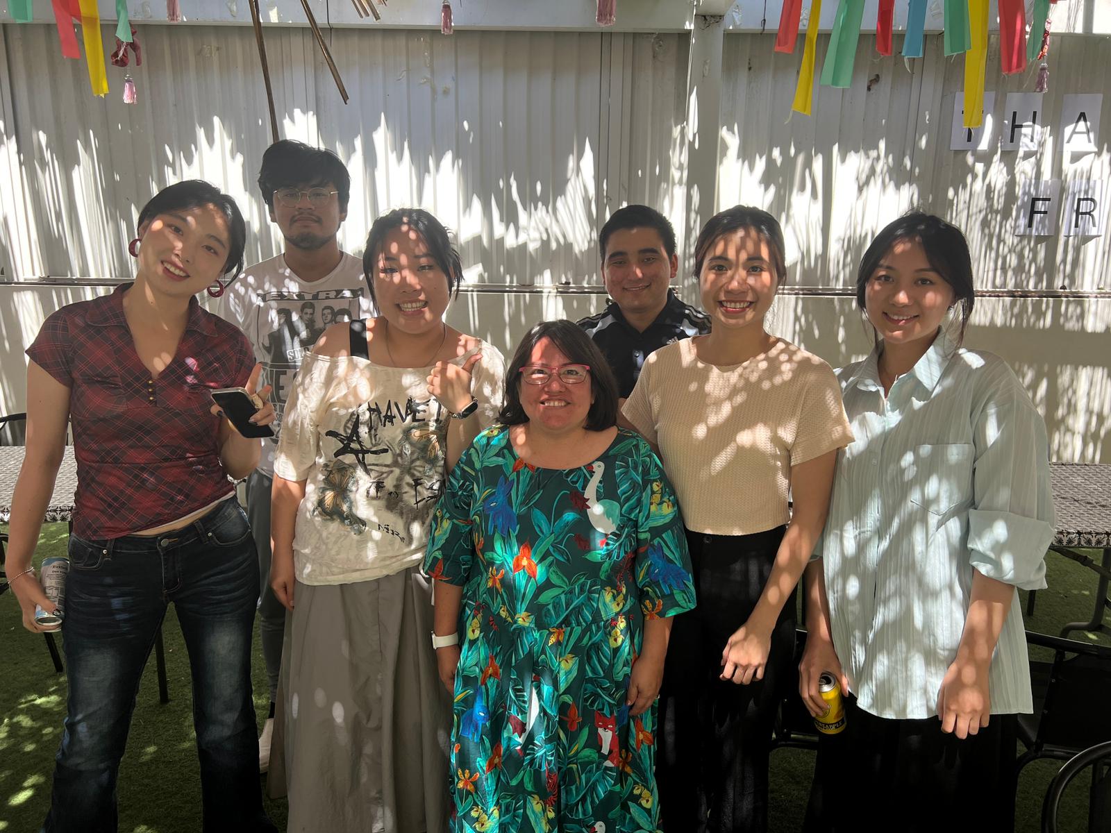 Koichi with Our Big Kitchen Volunteers